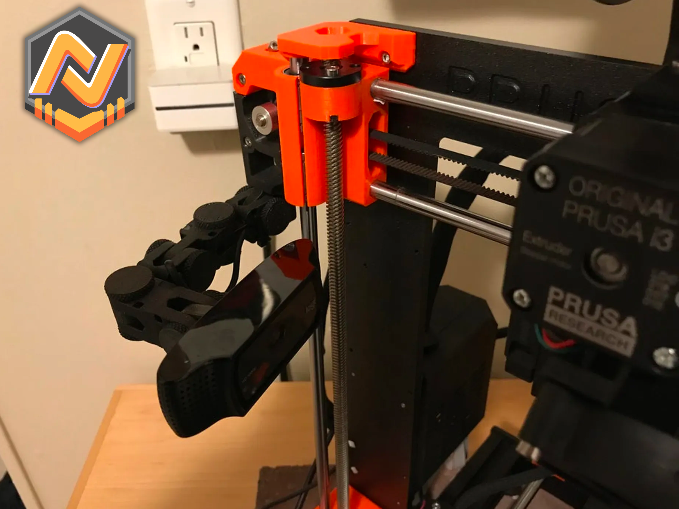 Logitech C920 adapter for Articulating Camera Mount for Prusa MK3 and MK2