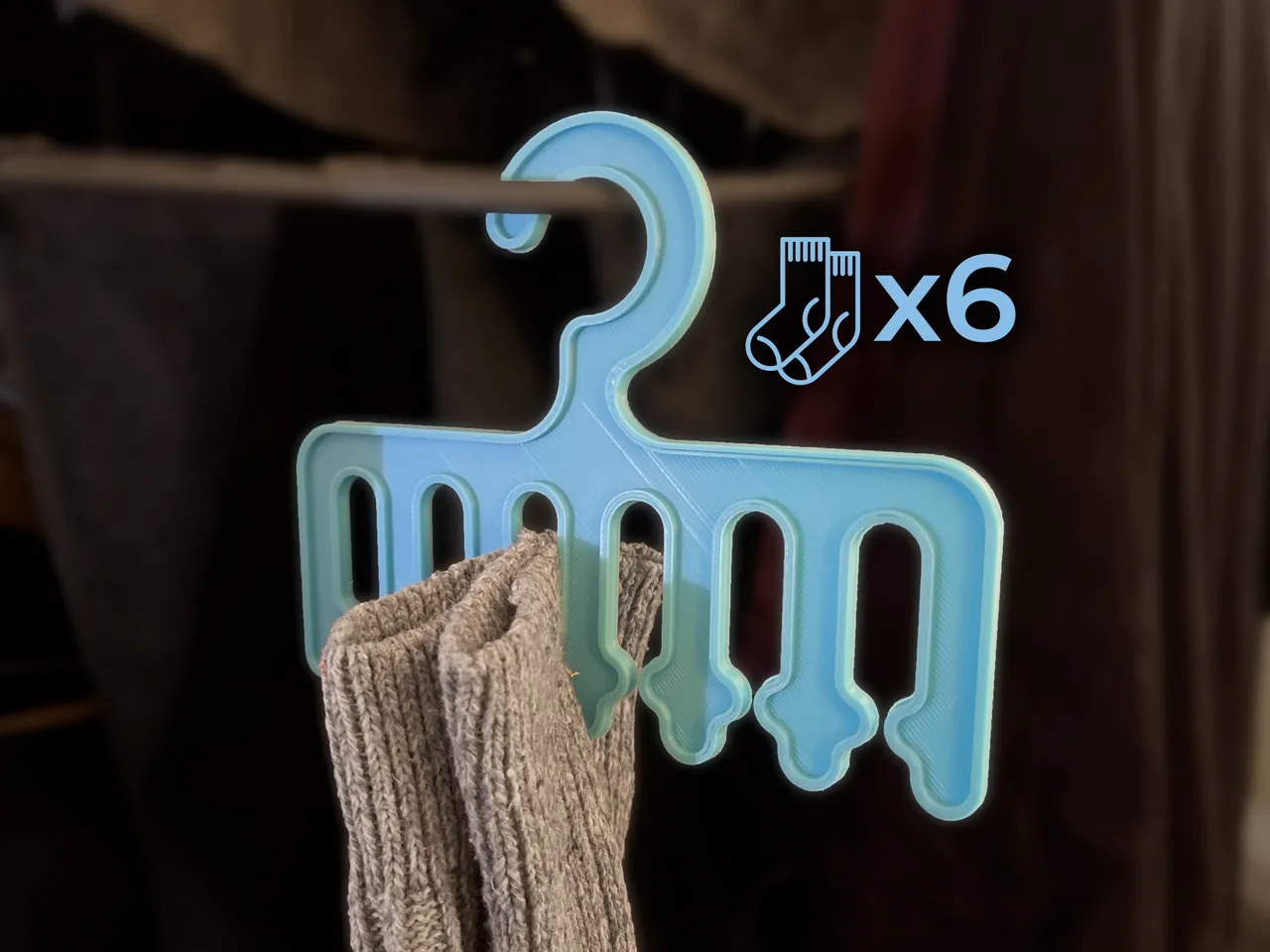 Sock discount dryer hanger