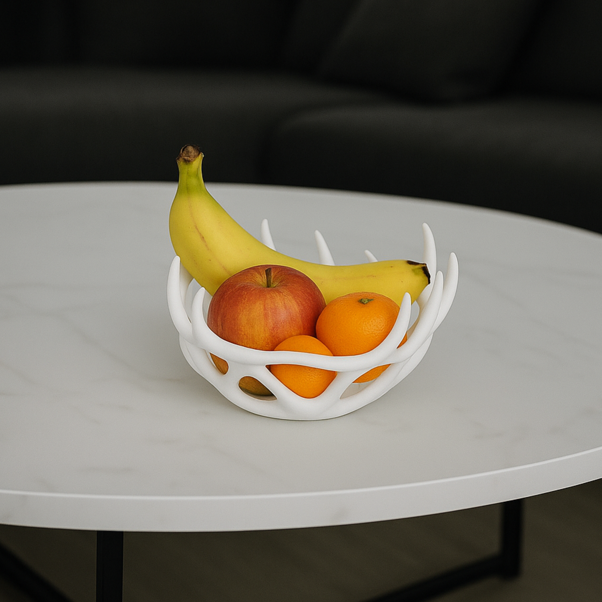ANTLER BOWL – NATURE-INSPIRED DESIGN / HOMEDECOR / STL / VORONOI — miniatura 2