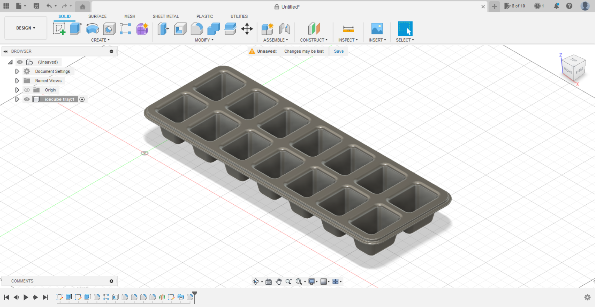 ice cube tray by srytkfjgs;x | Download free STL model | Printables.com