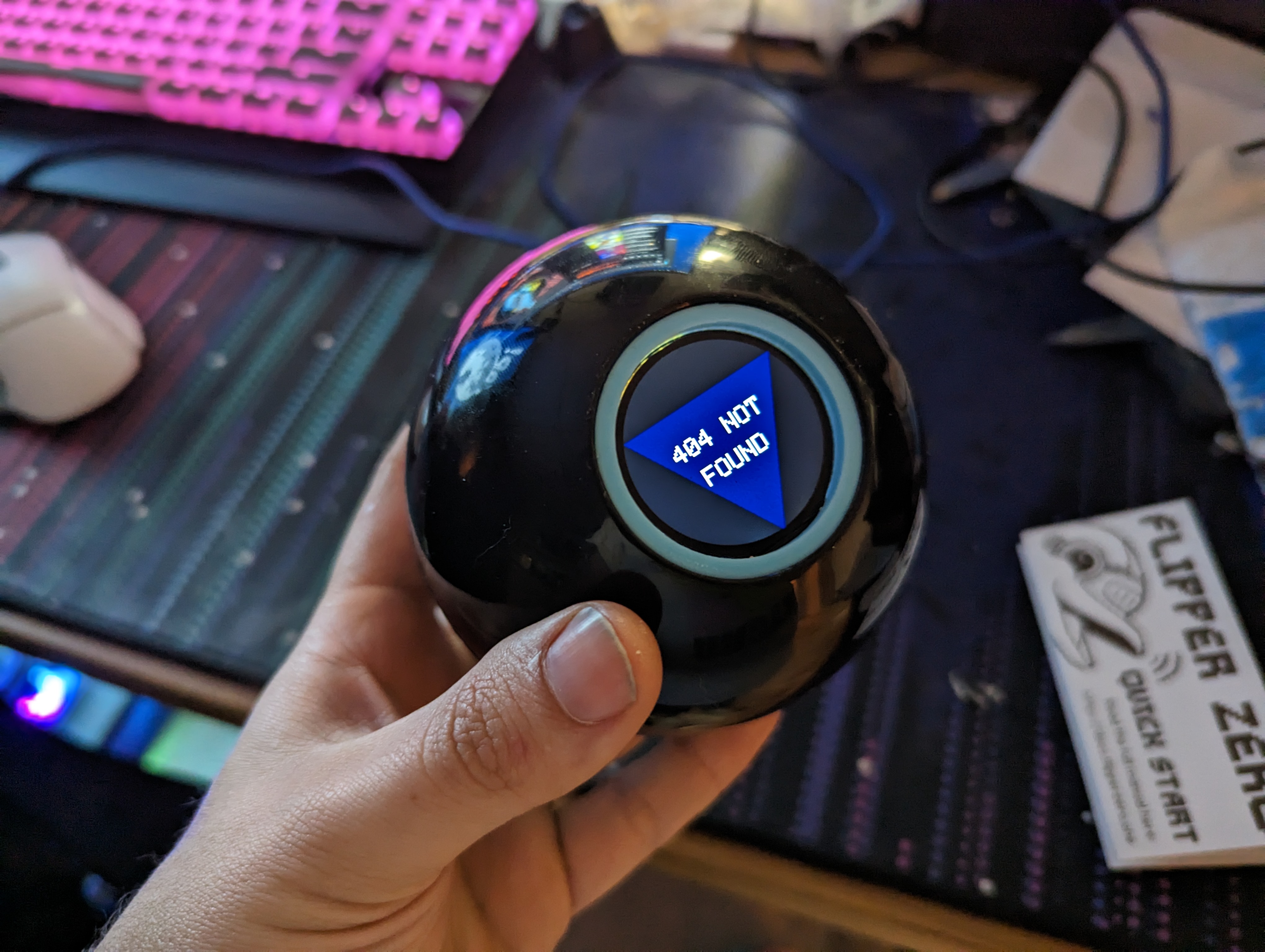 Magic 8 Ball LCD Mod