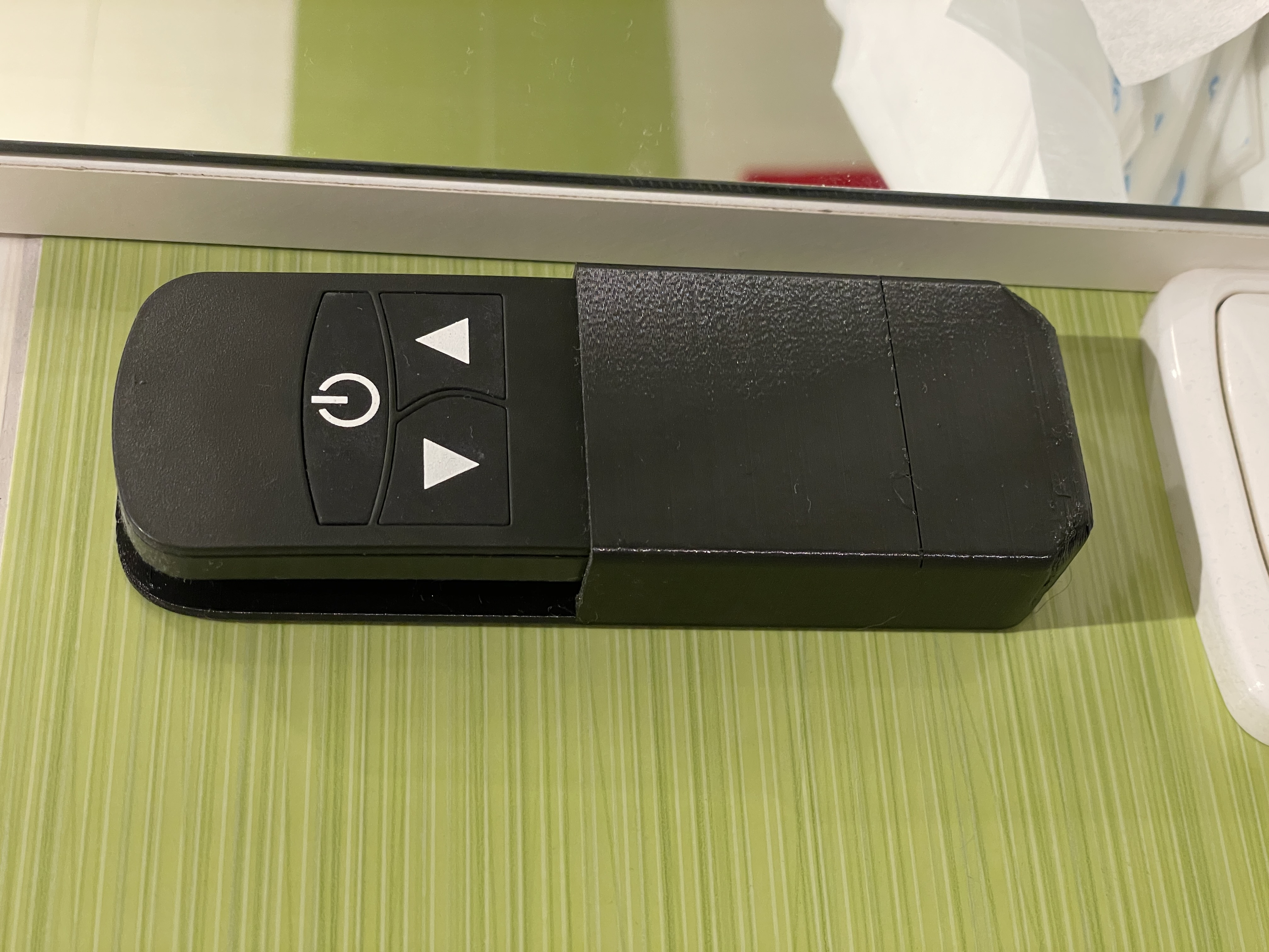 Remote Control holder for infrared heater
