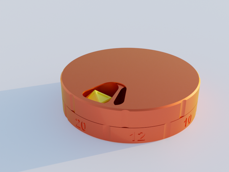 Rotating Dice Box by KNfLrPn Download free STL model