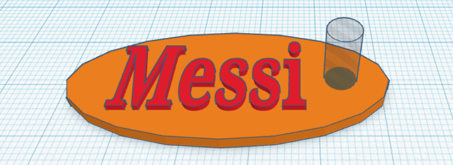 Messi key ring