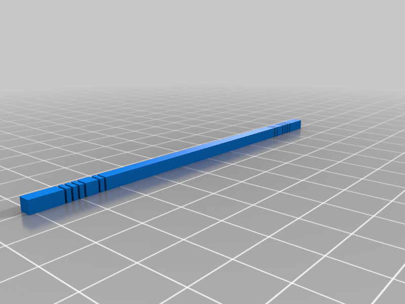 1" to 12" measurement tool for wargames by Angst03 Download free STL