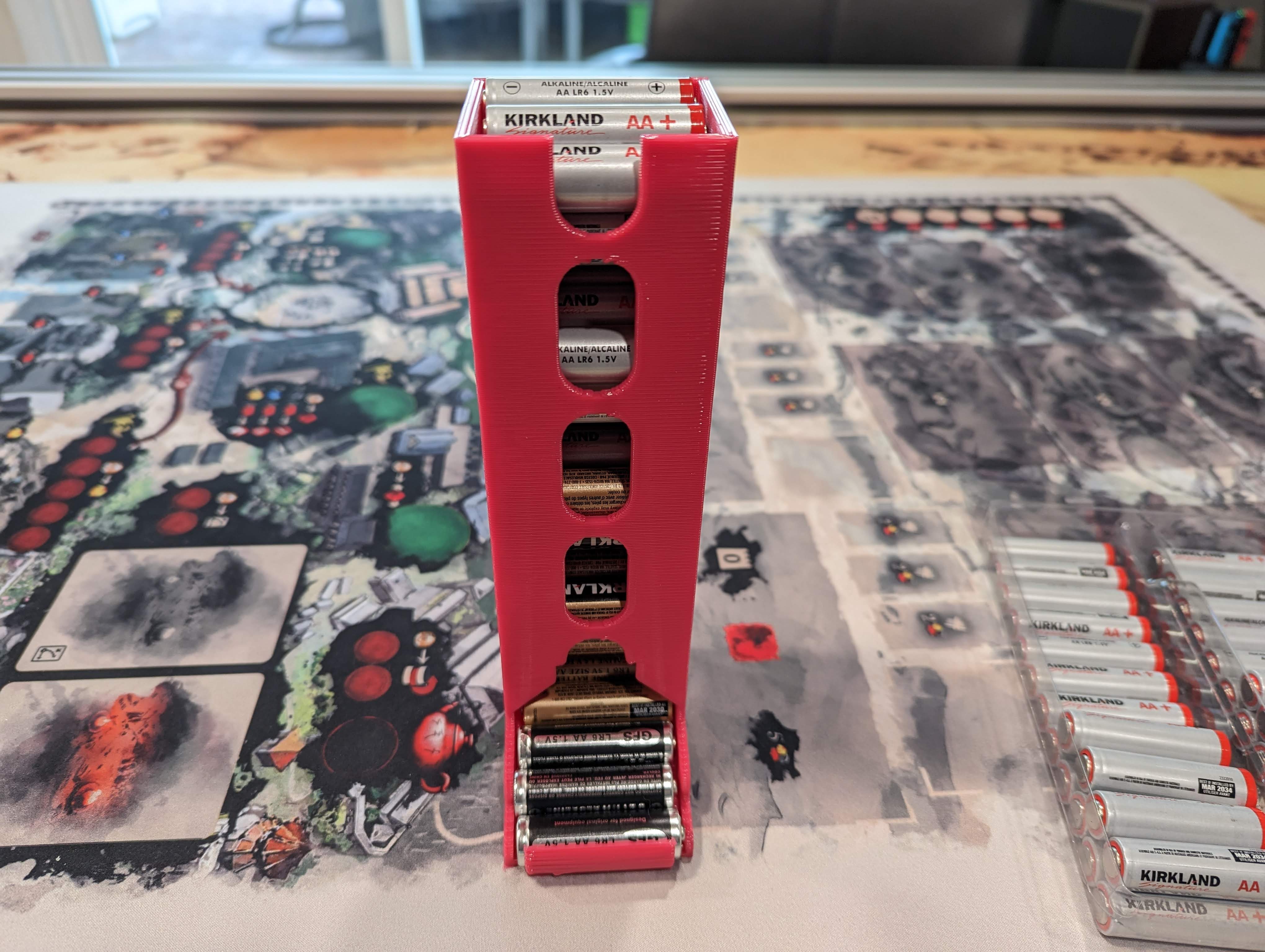 AA Battery Hopper/ Holder/ Dispenser 29 capacity by gameyspirits