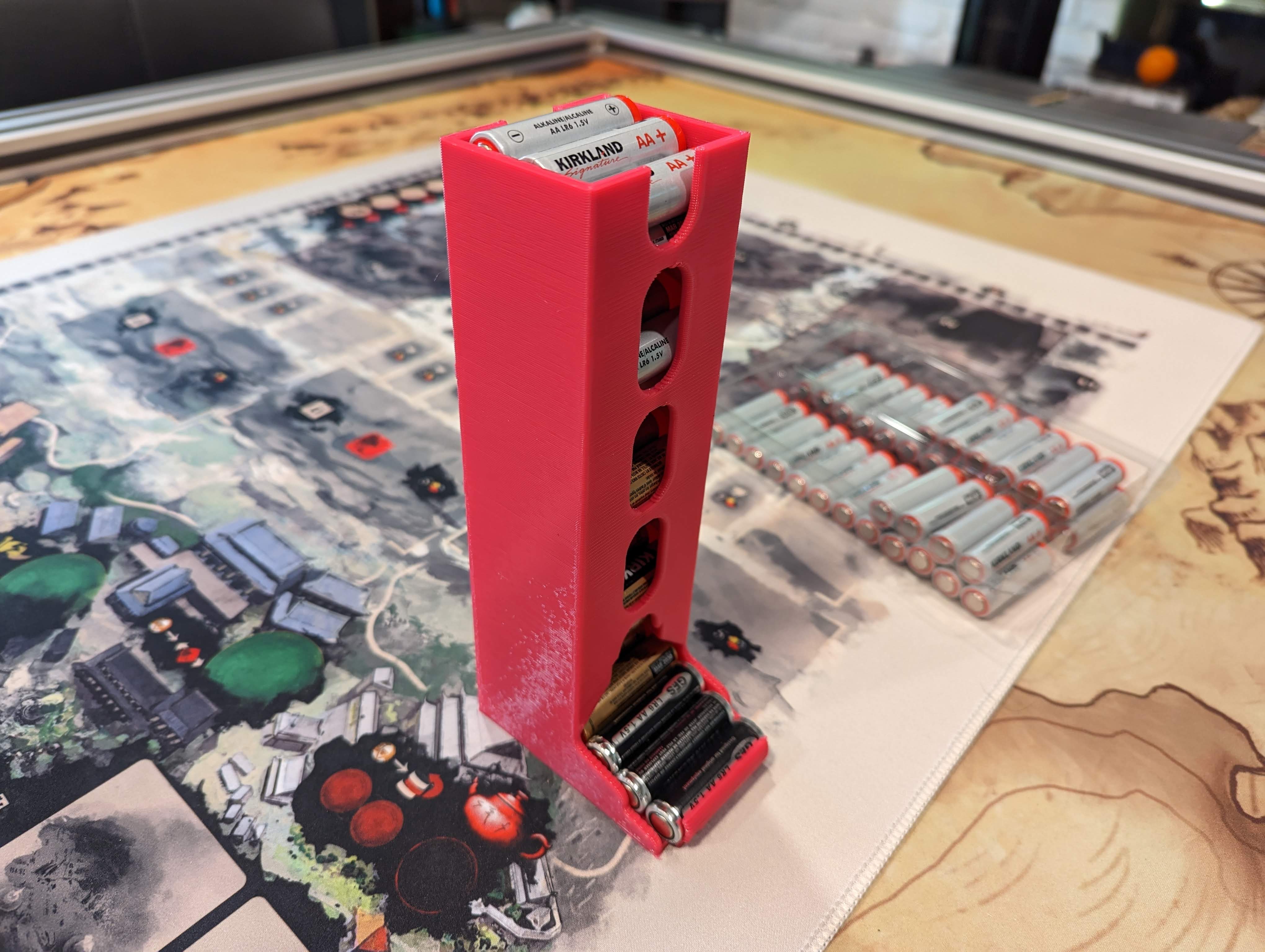 AA Battery Hopper/ Holder/ Dispenser 29 capacity by gameyspirits