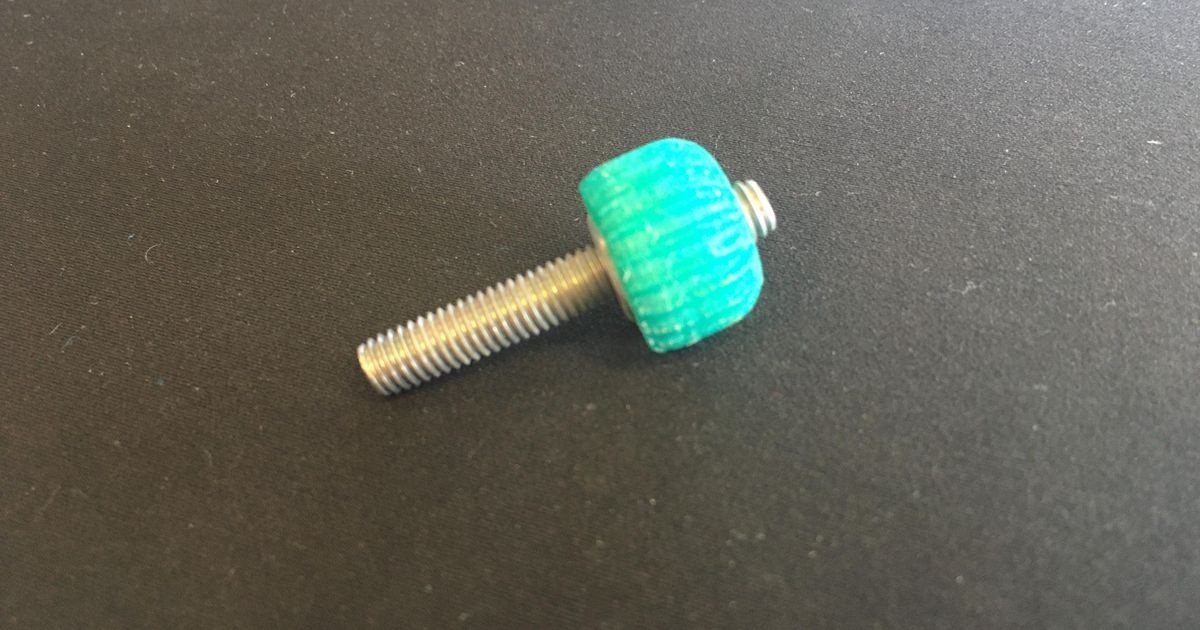 M6 Finger nut by CDSTechnic Download free STL model