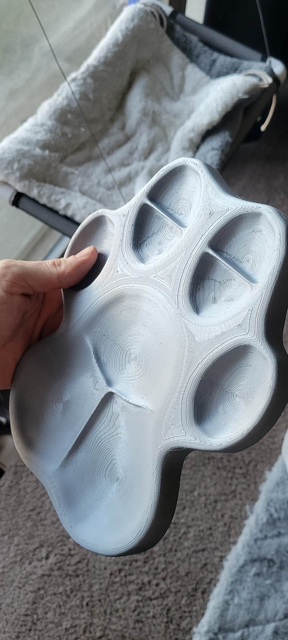 Cat Paw Paint Palette by scyyie | Download free STL model | Printables.com