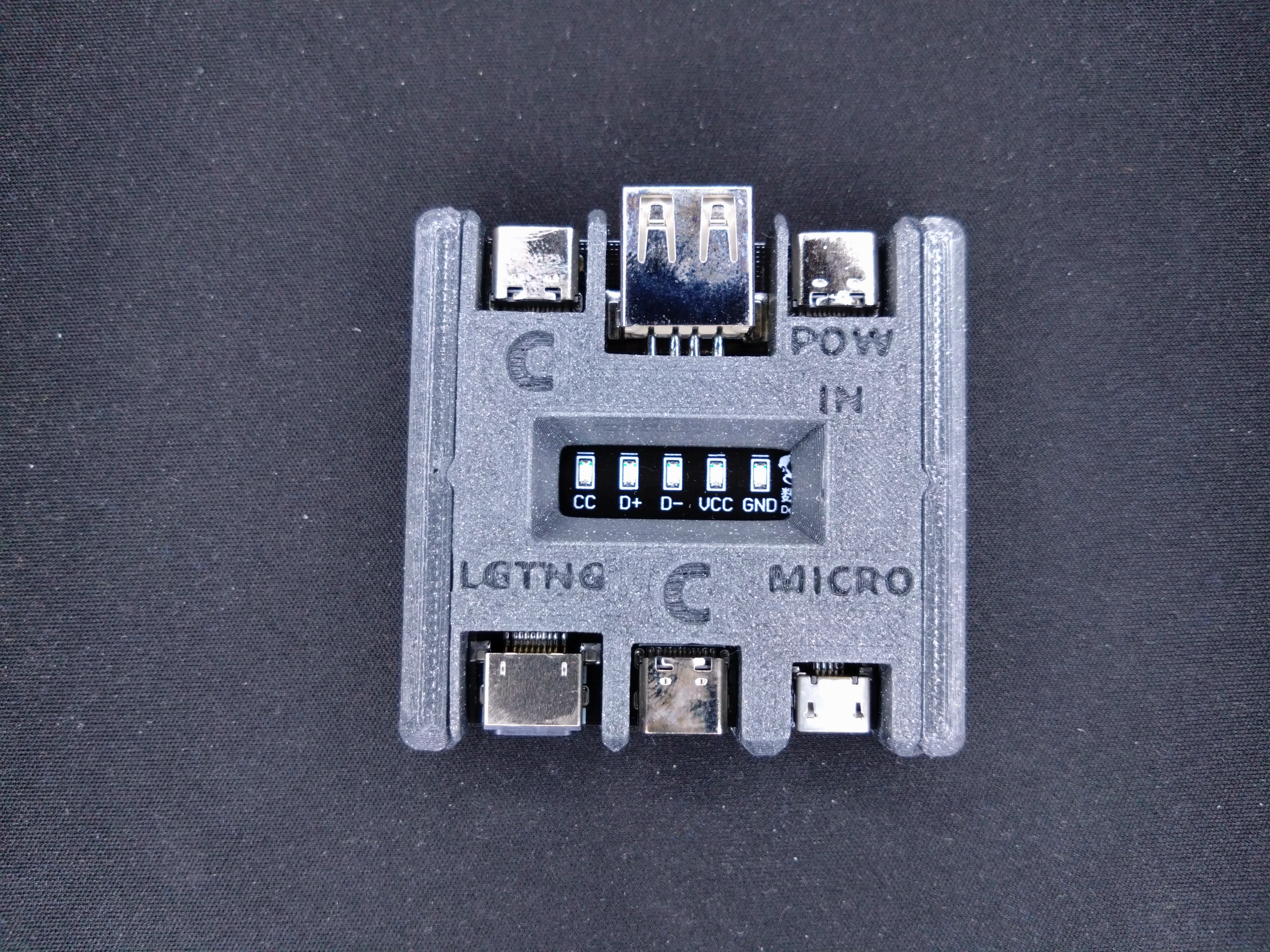 USB cable tester enclosure
