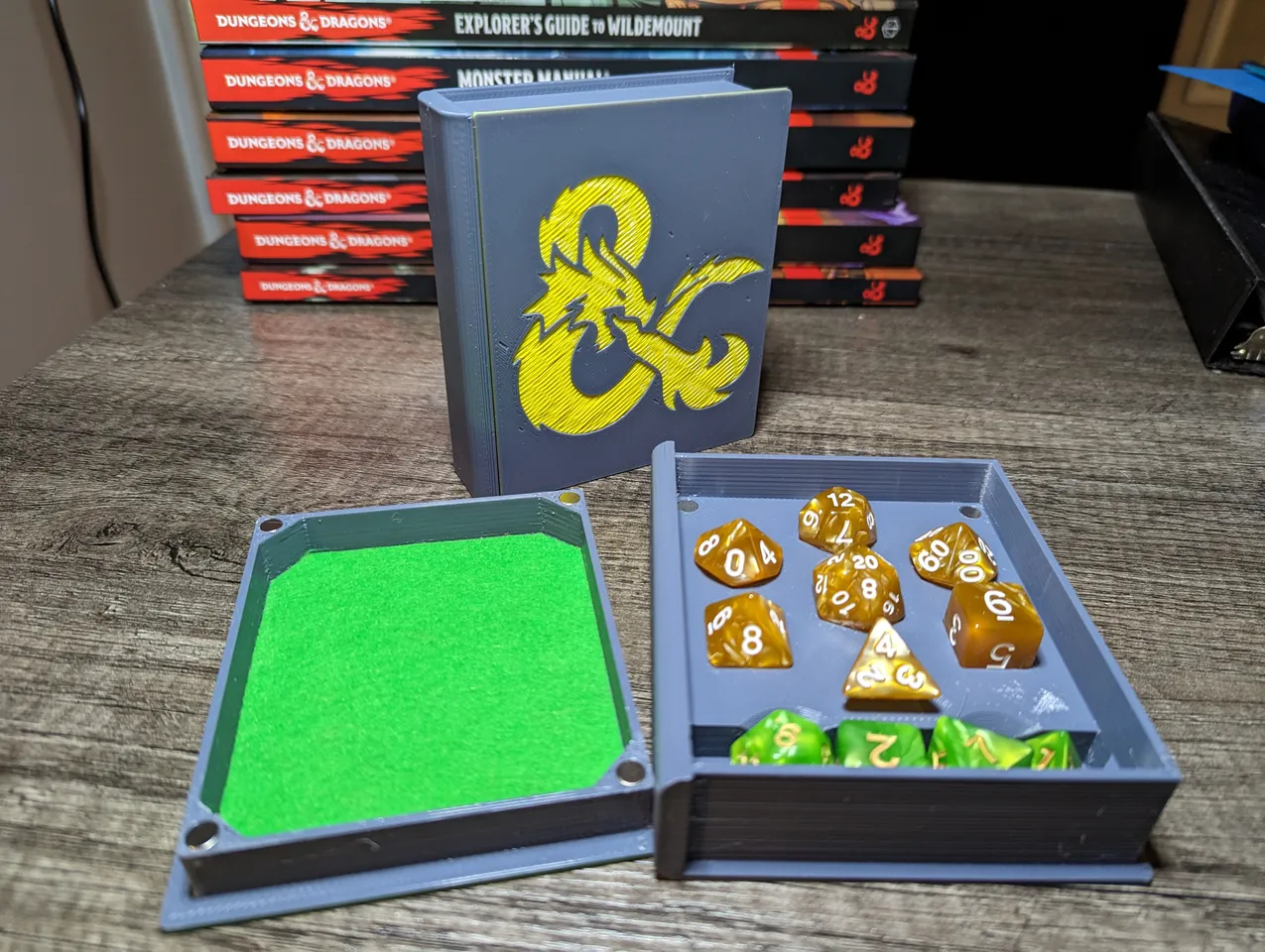 Mini Spellbook Dice Box, Dice Book Box