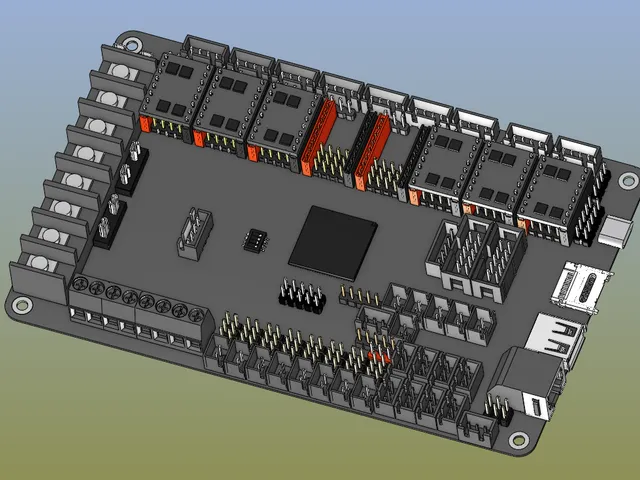 BTT Octopus pro Mockup