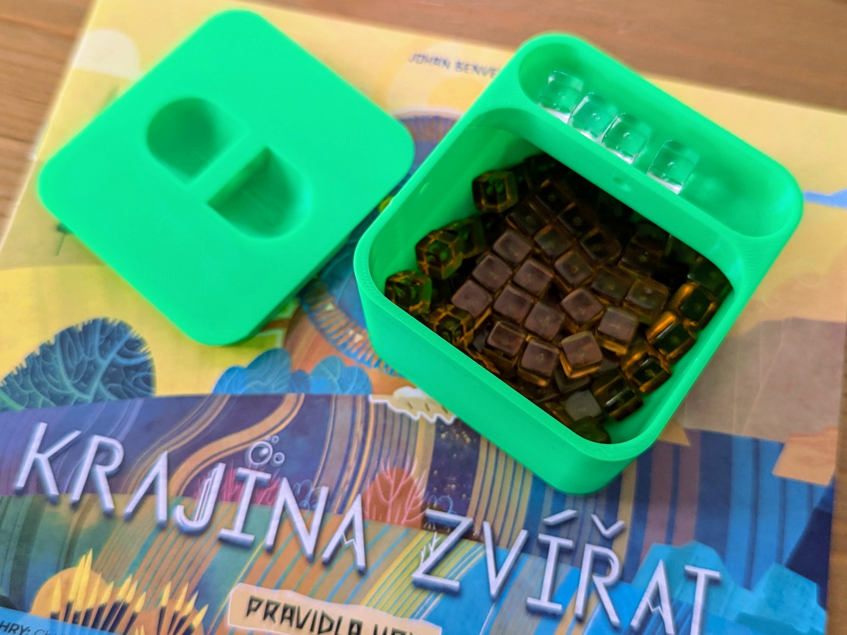 Enhanced Harmonies (Krajina Zvirat) Cube Tray with Lid