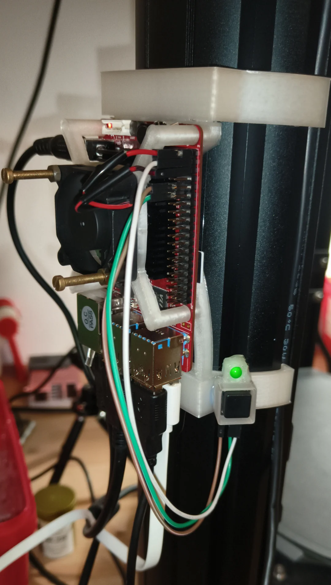Raspberry Pi/Odroid C4-Fan Frame Case