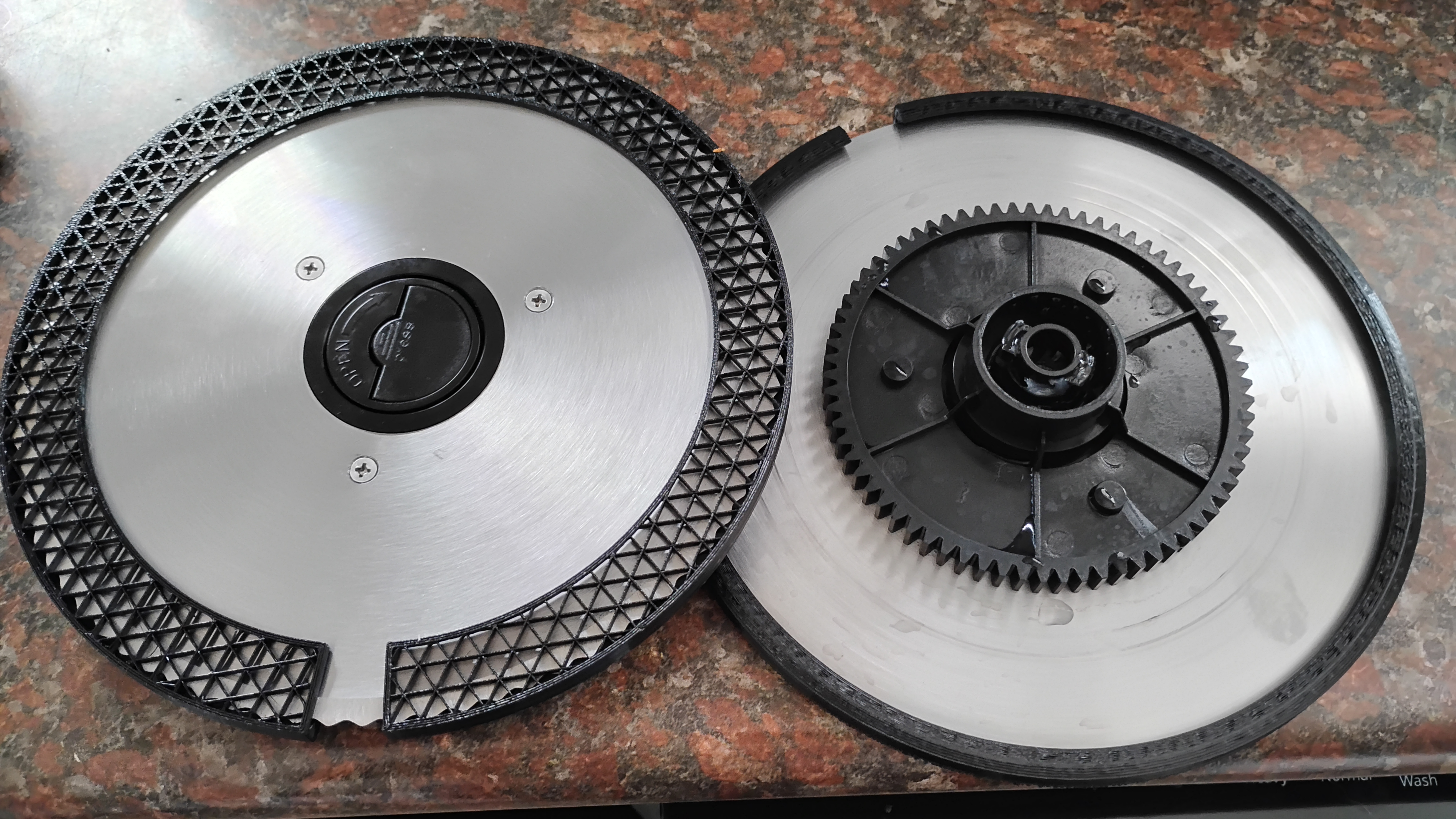 Meat Slicer blade holder 7.5 inch 3D model