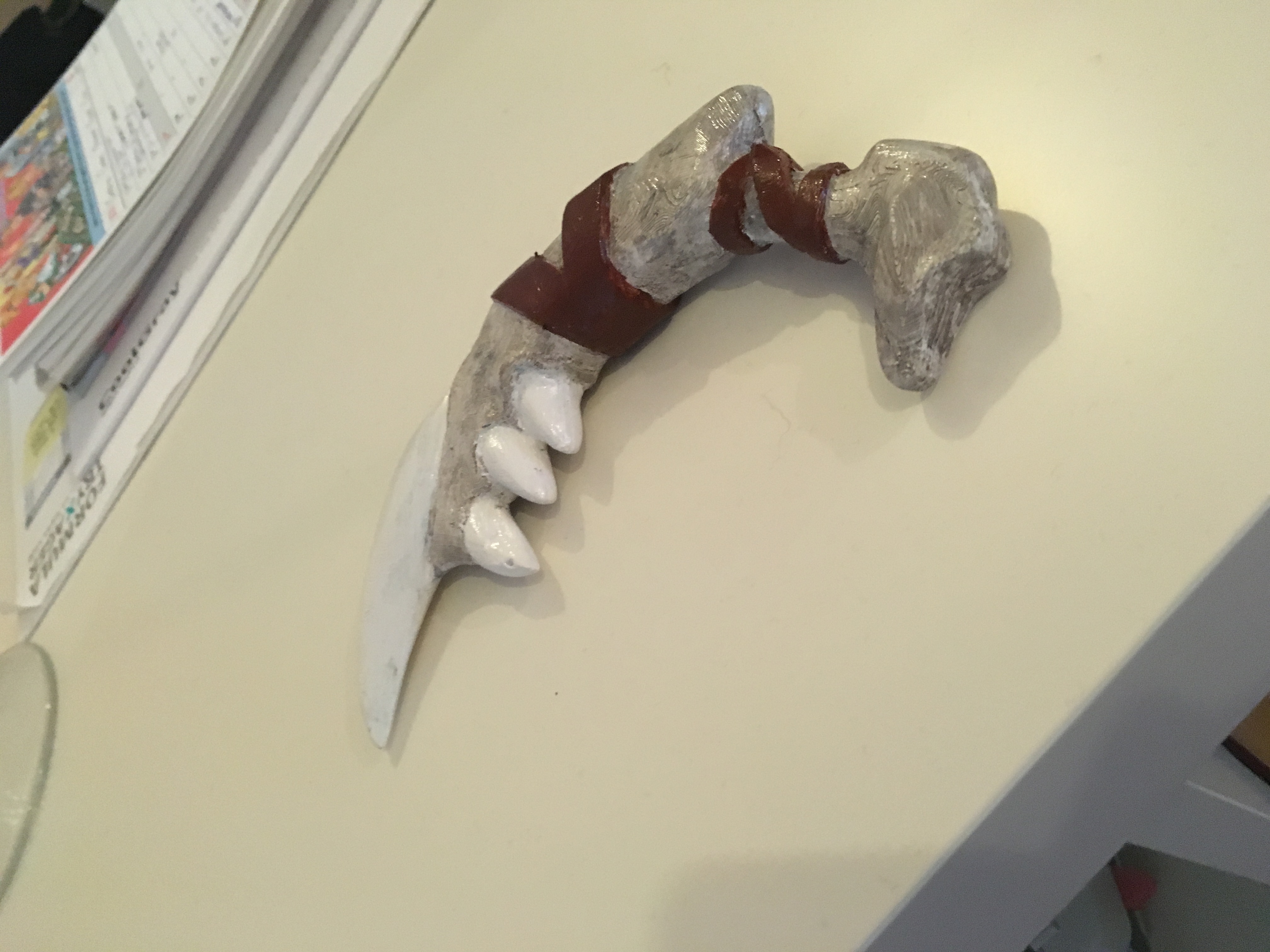 Miniatura 3 do modelo 3D Gnar 's bone knife
