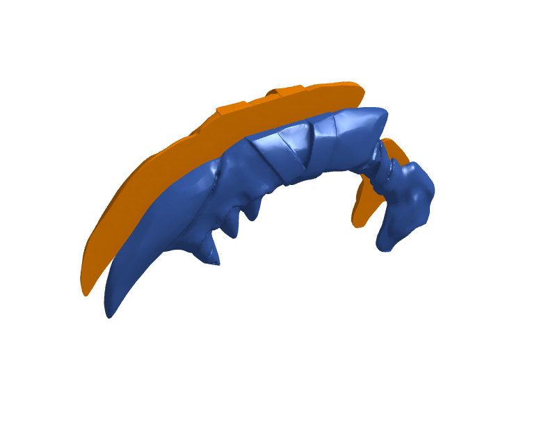 Miniatura 4 do modelo 3D Gnar 's bone knife