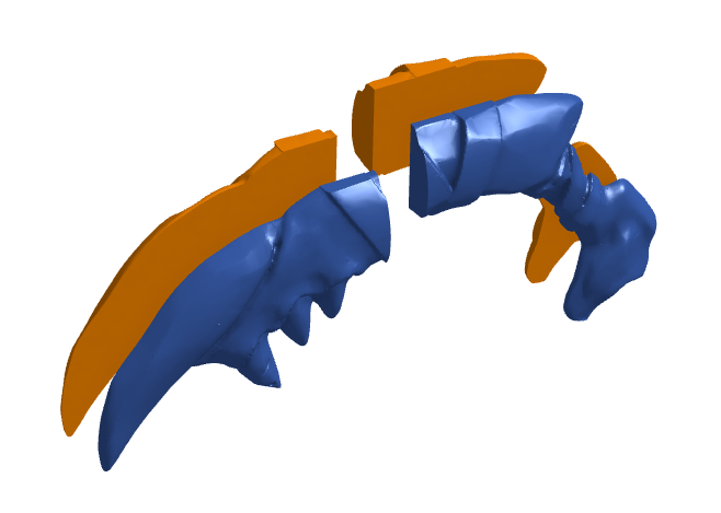 Miniatura 5 do modelo 3D Gnar 's bone knife