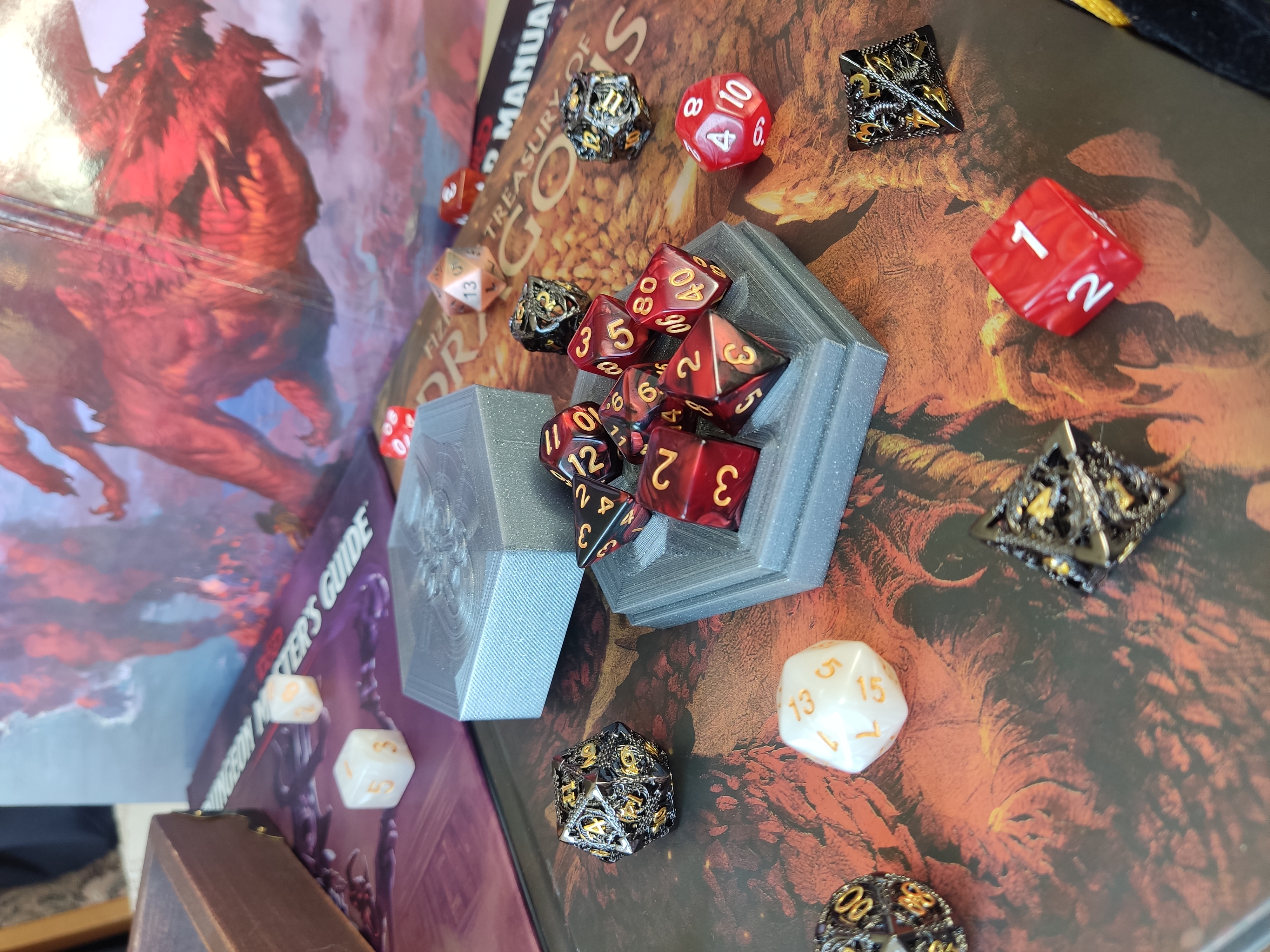 Miniatura 3 do modelo 3D D&D dice case