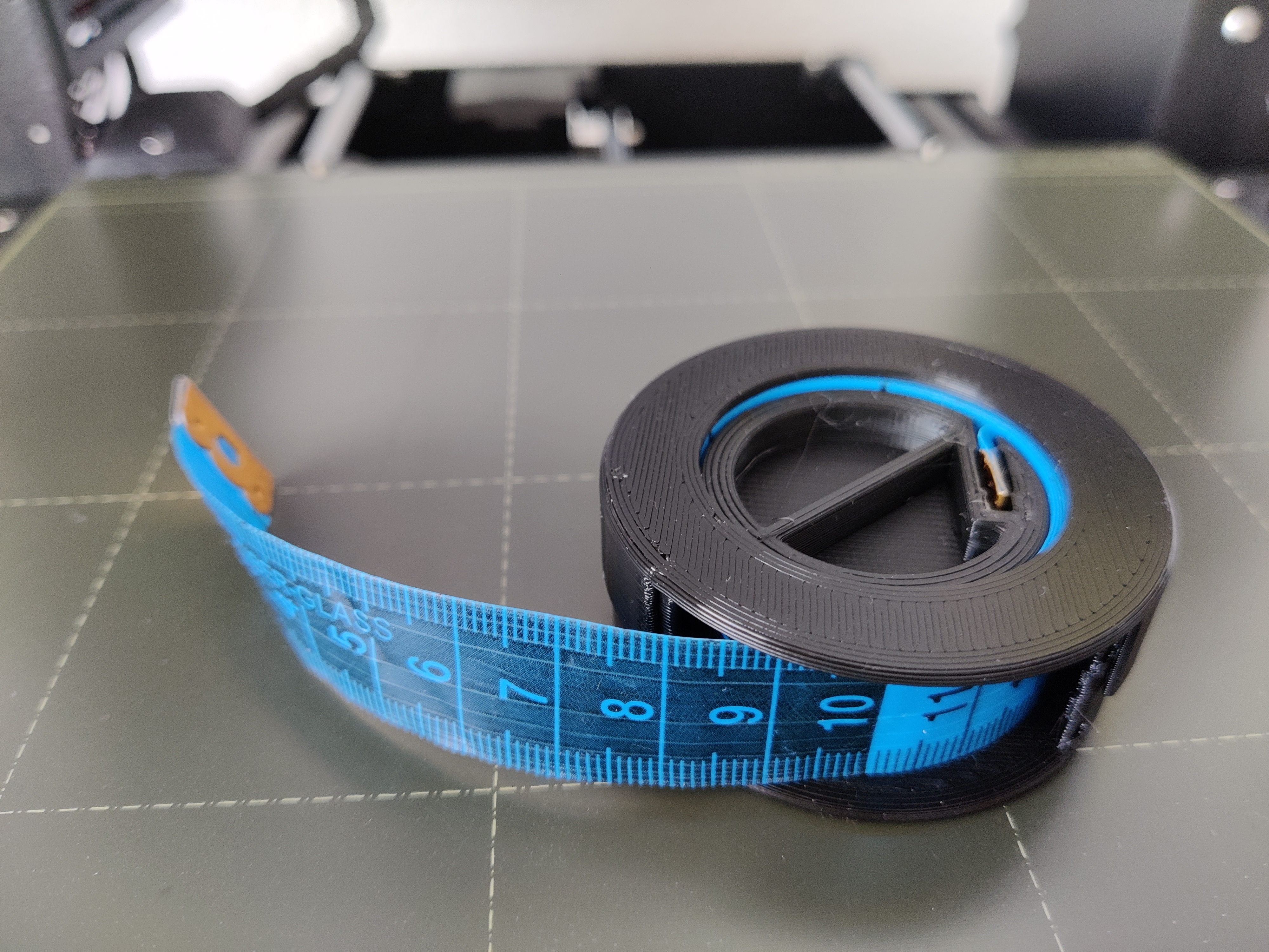 Soft Tape Measure Spool Remix - Parametric by codysechelski, Download free  STL model