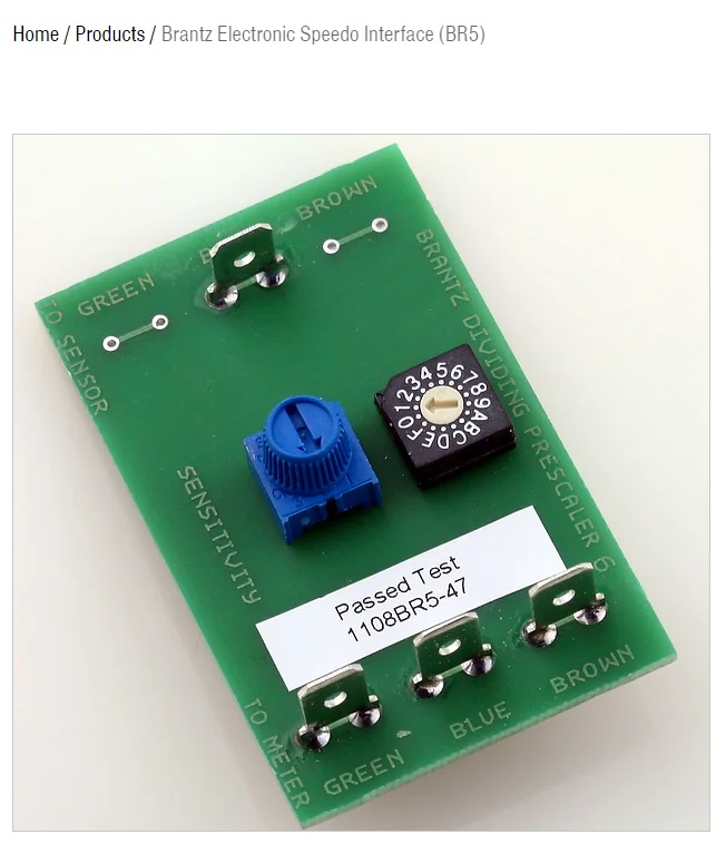 Brantz Retrotrip Electronic Speedo Interface Box by Sándor Varga