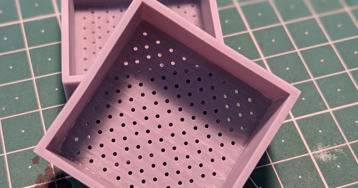 ELEGOO Mini Air Purifier carbon filter bed box by Legoferret Download