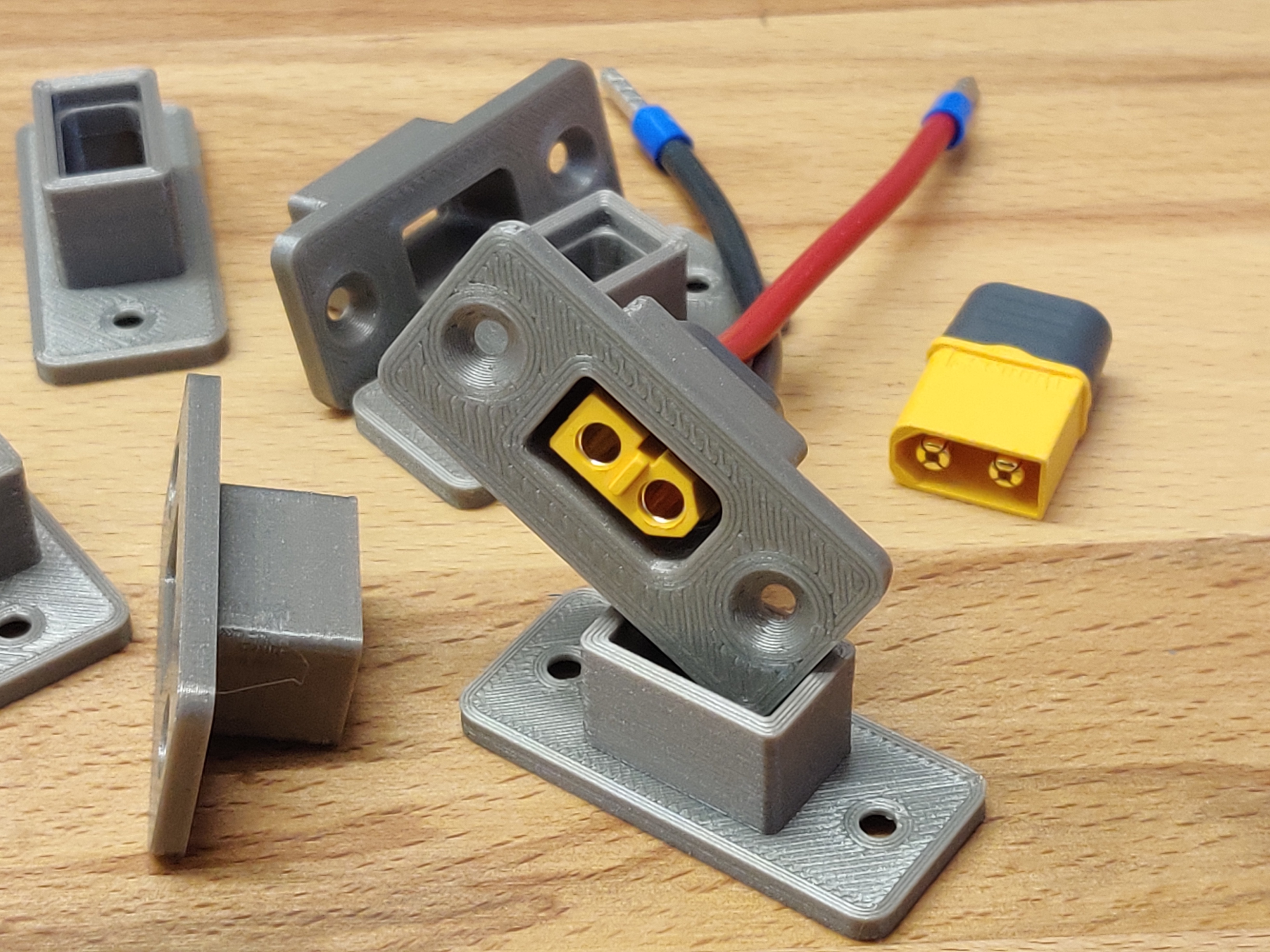 XT60 Female / Male Panel Mount
