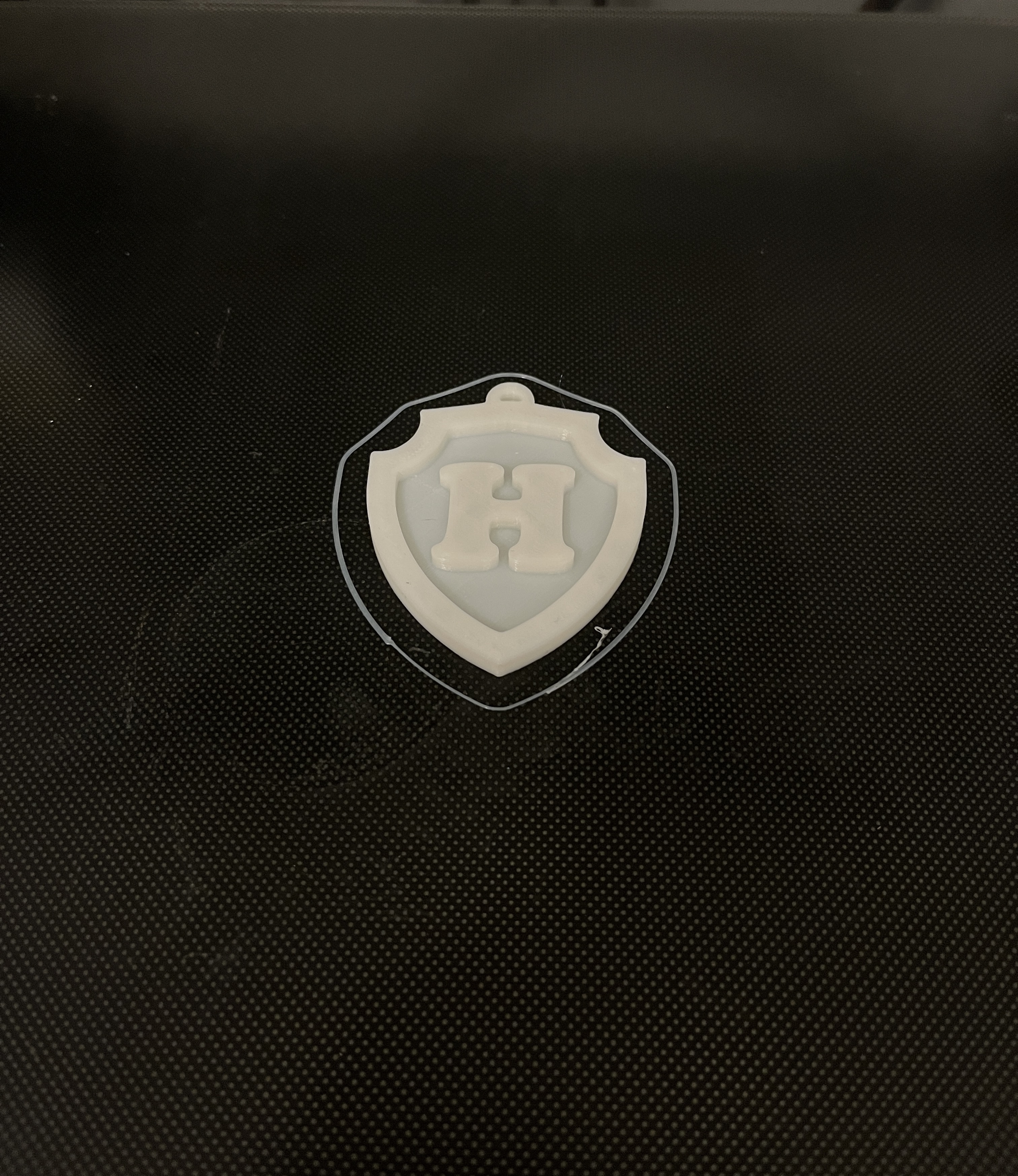Empty Badge with hole