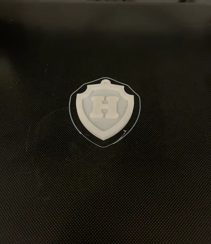 Empty Badge with hole