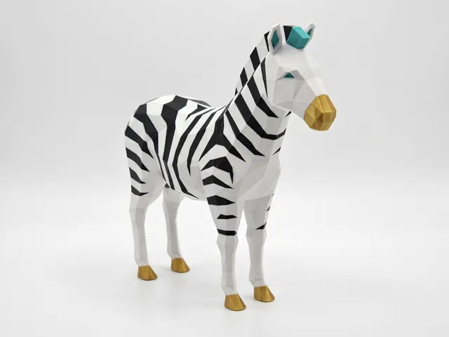 Ziggy the Zebra – Low Poly ZOO