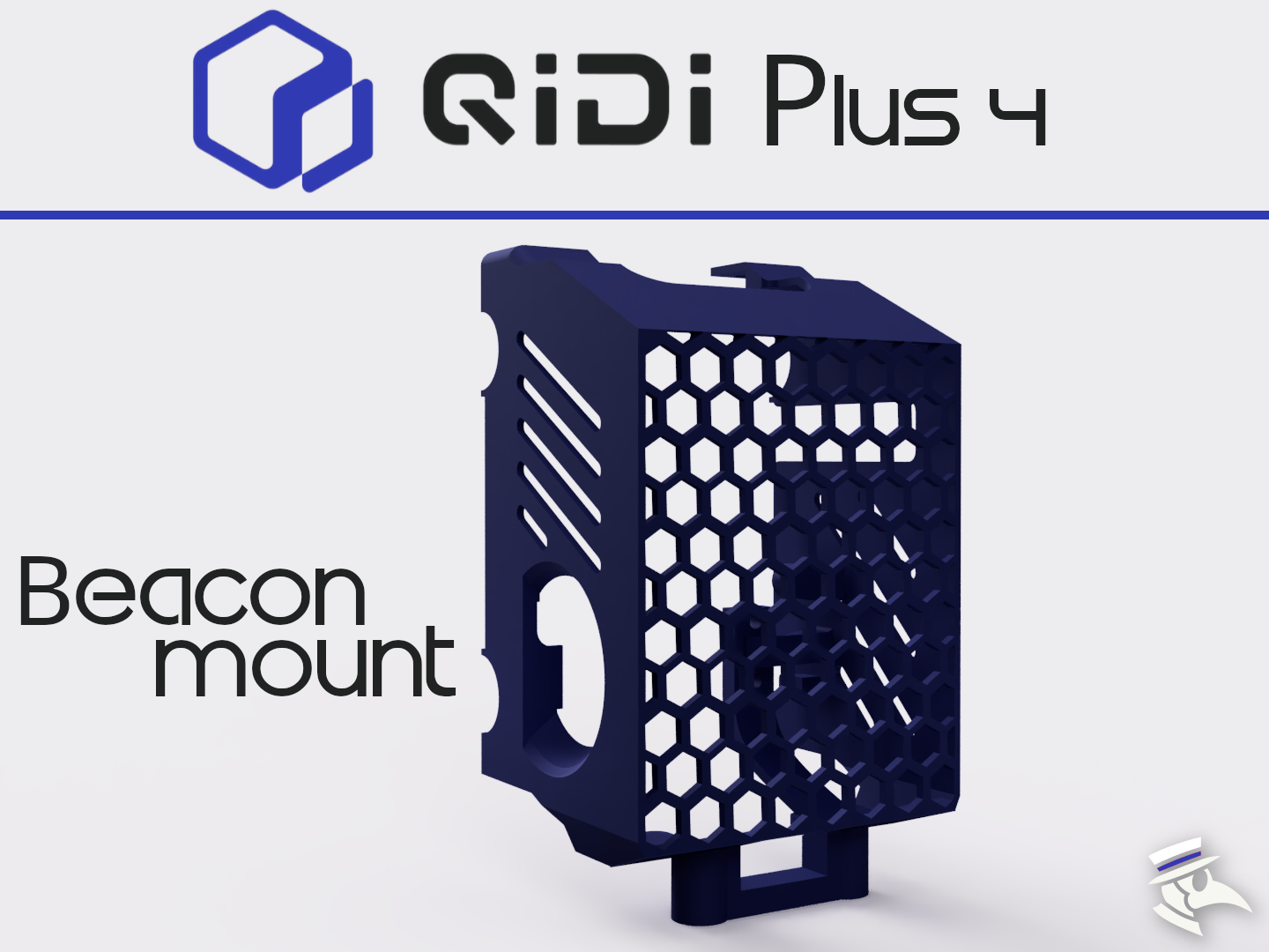 Qidi Plus 4 Beacon Mount