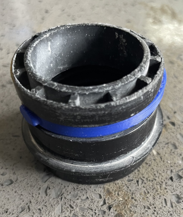 Thinner Cen-tec quick-connect locking ring 3D model