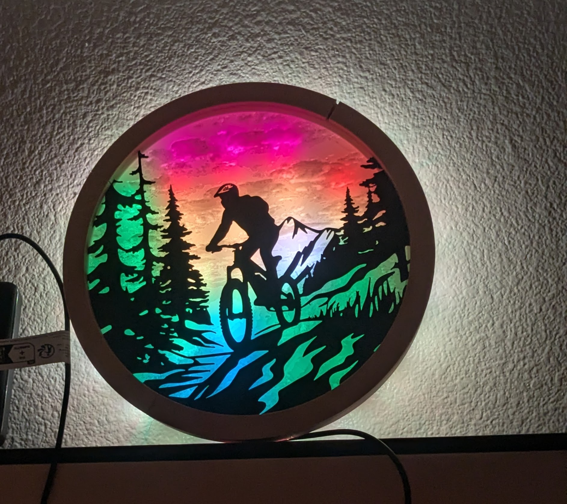 Mountain Bike Lithophane