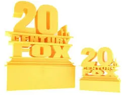 20th Century Fox Logo and Base by Brushiefy, Download free STL model