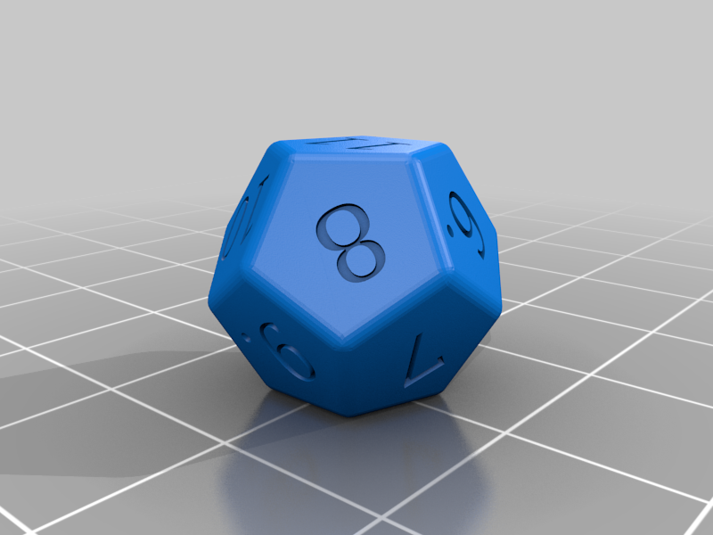 Dodecahedron dice