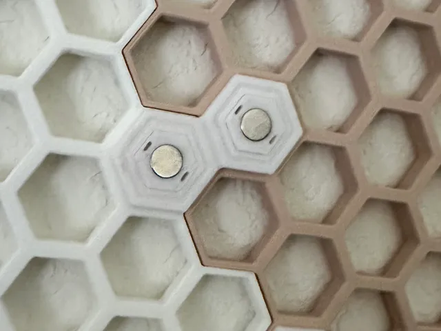 Magnetic insert for Honeycomb storage HSW