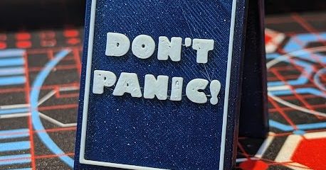 Don't Panic - Hitchhikers Guide | Greeting Card