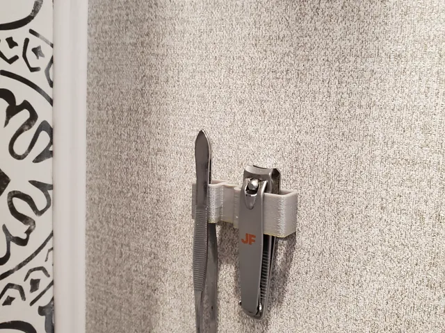 Holder for tweezers and clippers