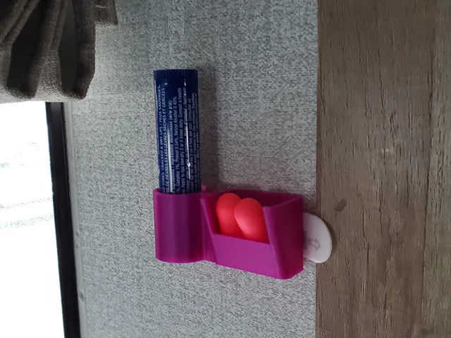 Holder for Chapstick and ear plugs