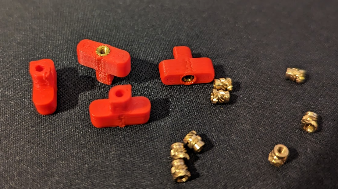 Skadis T-Nut using M2 heat-set inserts
