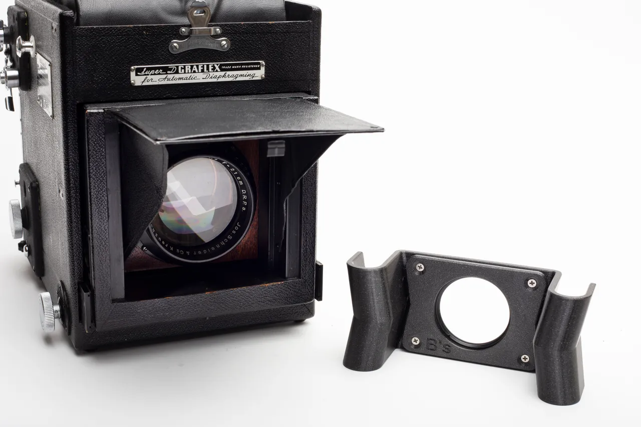 Graflex slr 4x5 and 3x4 magnifier frame- Super D by Bounet