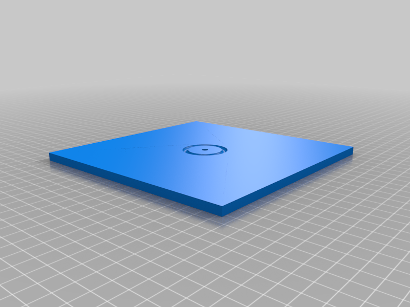 Qlone Simple Turntable (Base Corrected) by Mamengineer Download free STL model