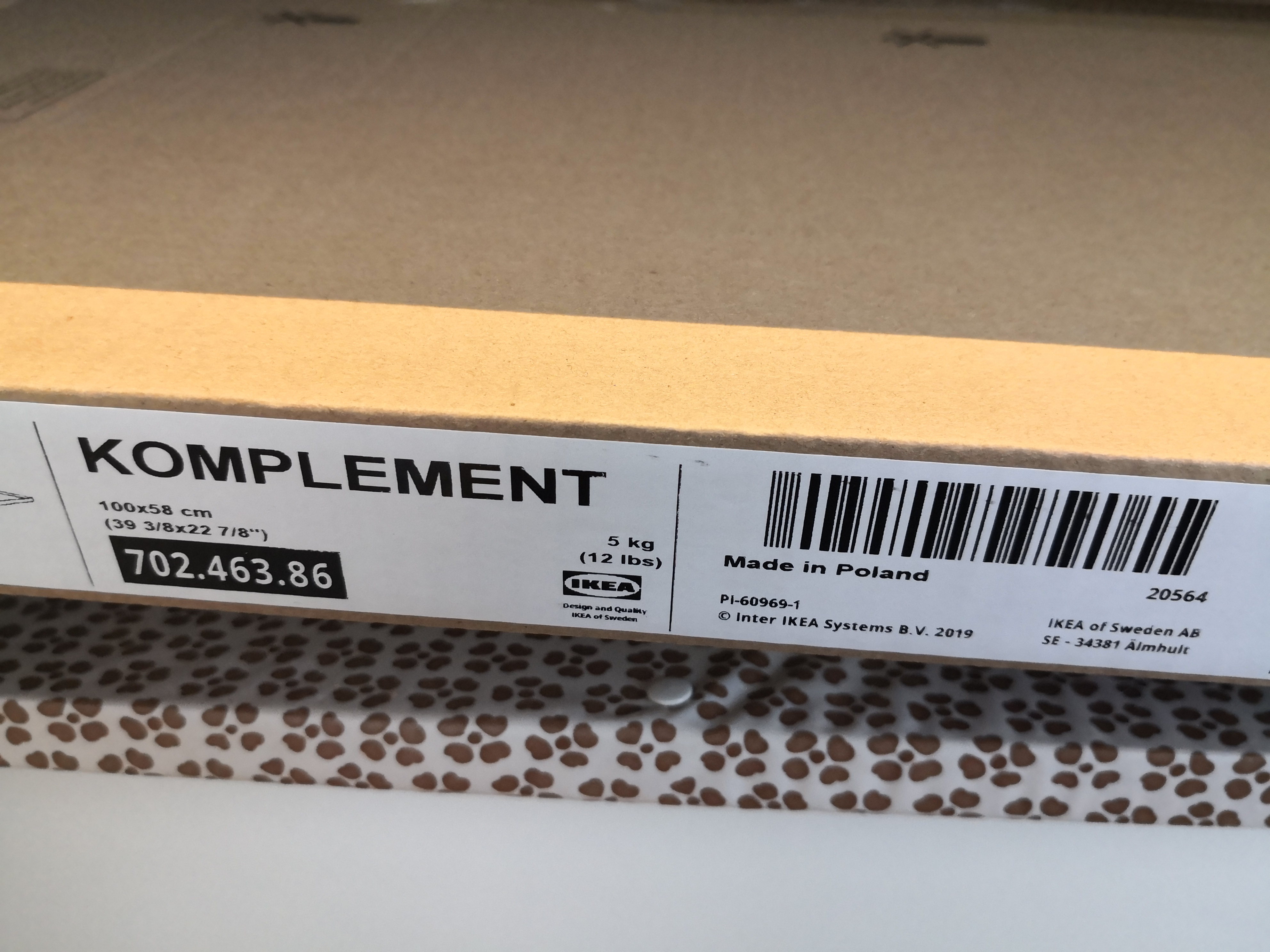 Miniatura 3 do modelo 3D Bracket for mounting Ikea komplement