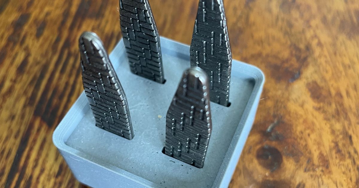 Gridfinity Shirt Collar Stays Holder by Chris Download free STL model
