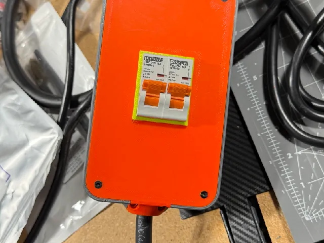 Parametric Gasketed Project Box with DIN Rail & Breaker Cutout (Fusion 360)