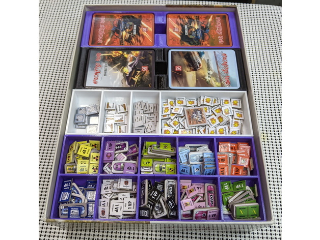Apocalypse Road Board Game Organizer by Morfesto | Download free STL model | Printables.com