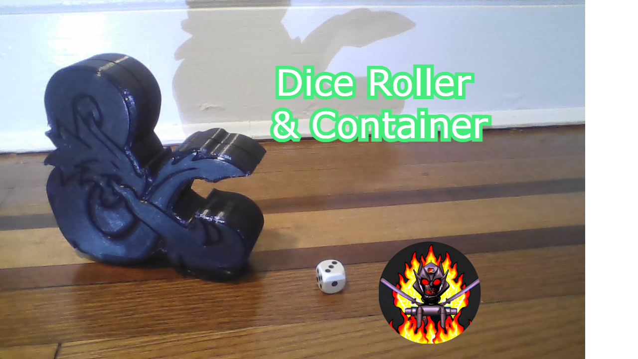 Dice Container & Roller by Alpha Space Download free STL model