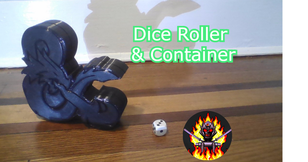 Dice Container & Roller by Alpha Space Download free STL model