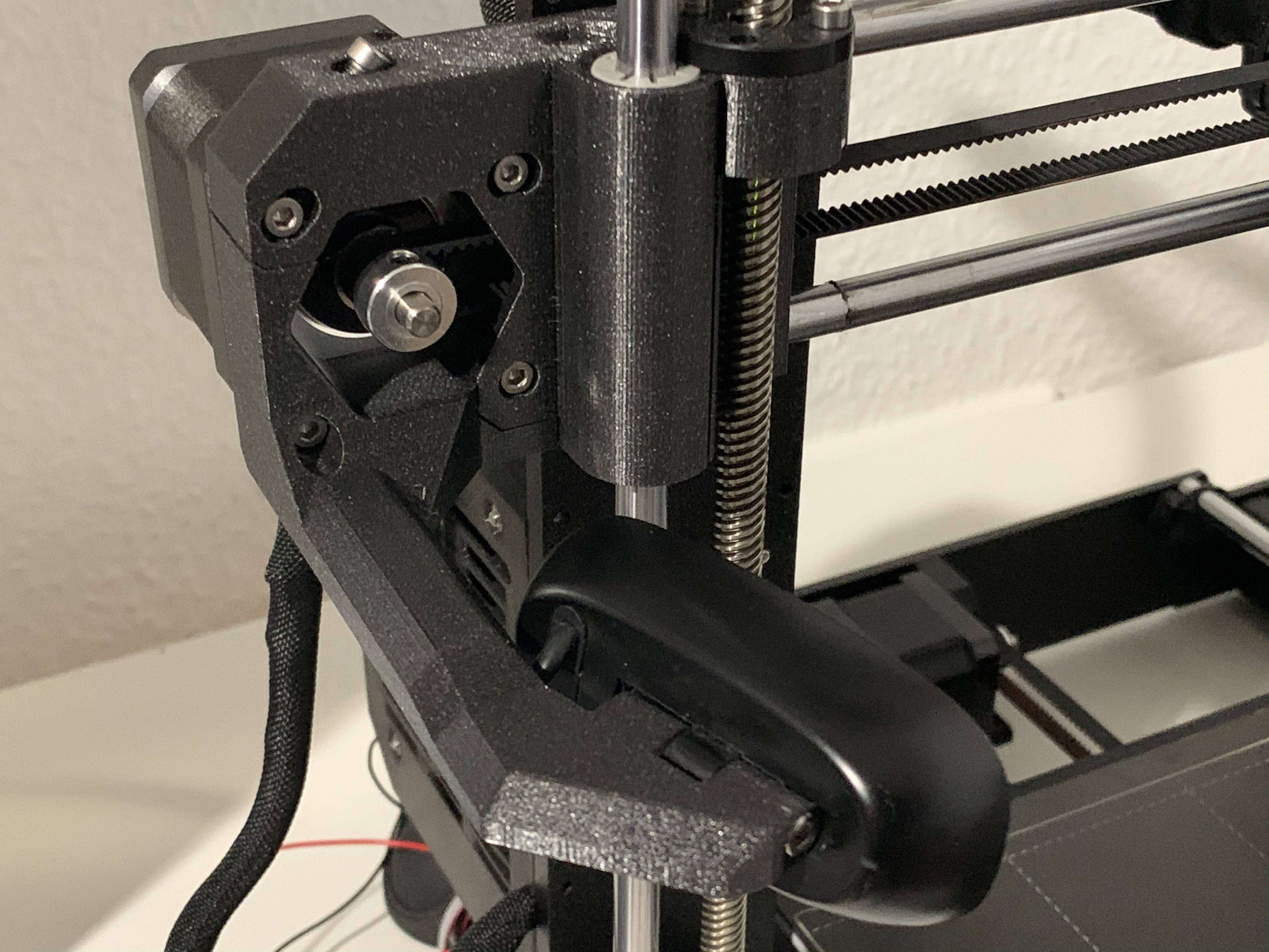 Prusa 3MK/S Logitech Camholder X-Axis Cableprotection