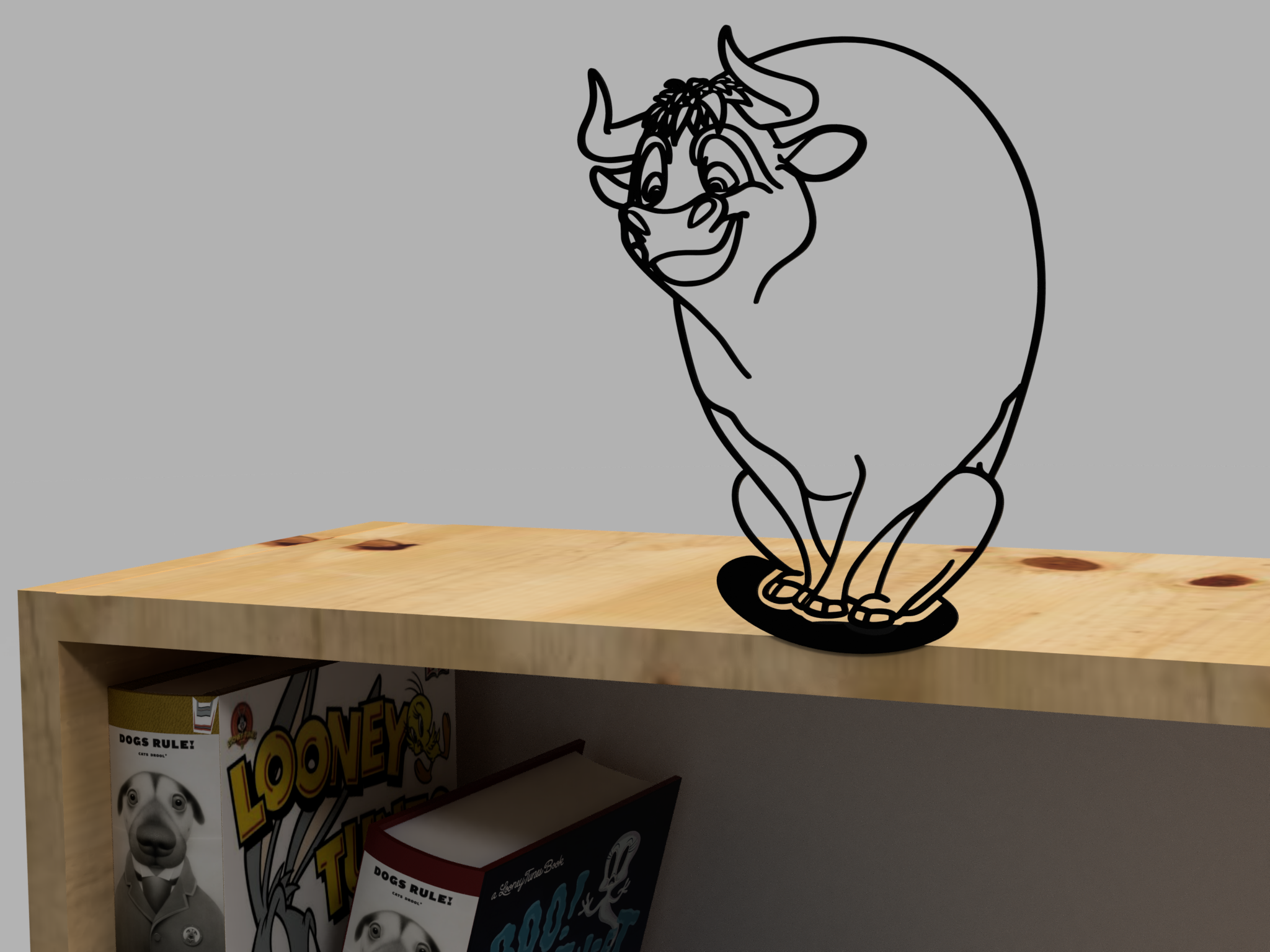 Ferdinand the Bull from Looney Tunes by Joe | Download free STL model ...